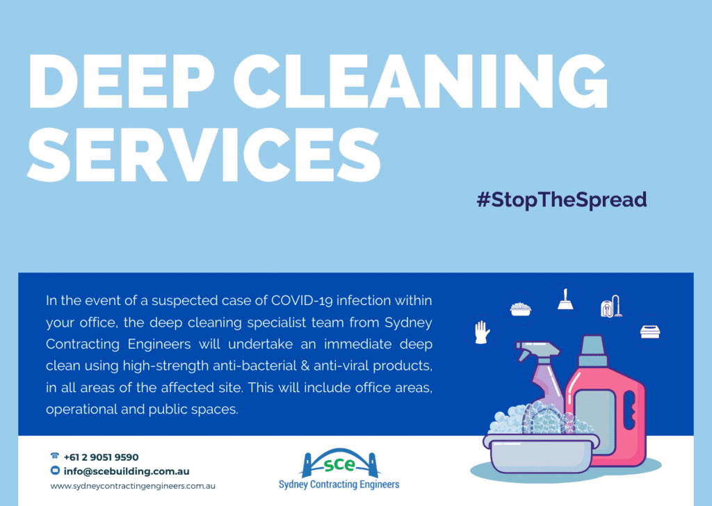 Deep Cleaning Services Blog Post Sydney Contracting Engineers SCE Corp