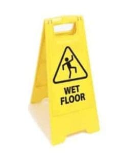 Slippery Surface Signs-SCE Induction Process -