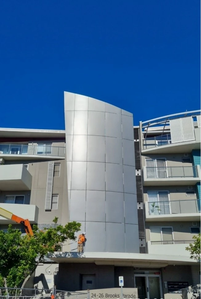 Recladding services underway